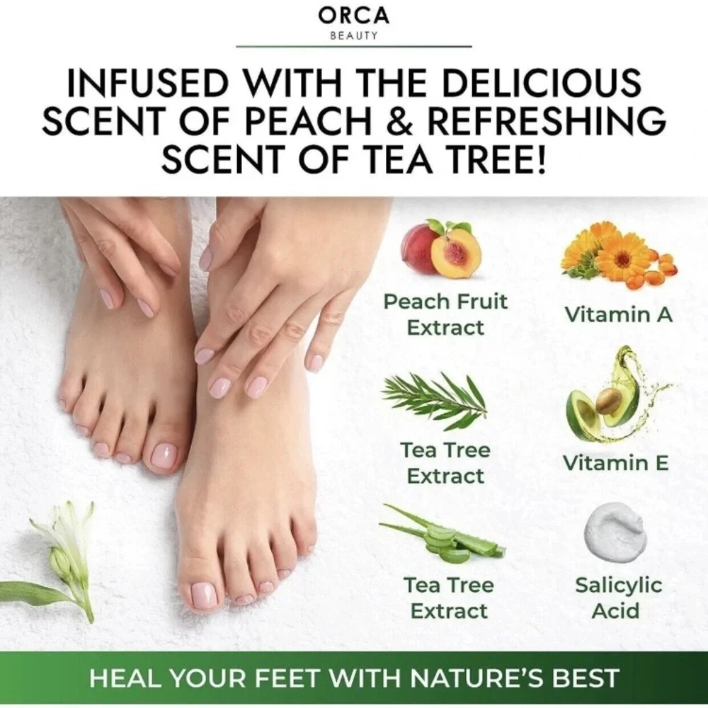 Orca Beauty Foot‎ Peel Mask, New in Box, Pais of (8)